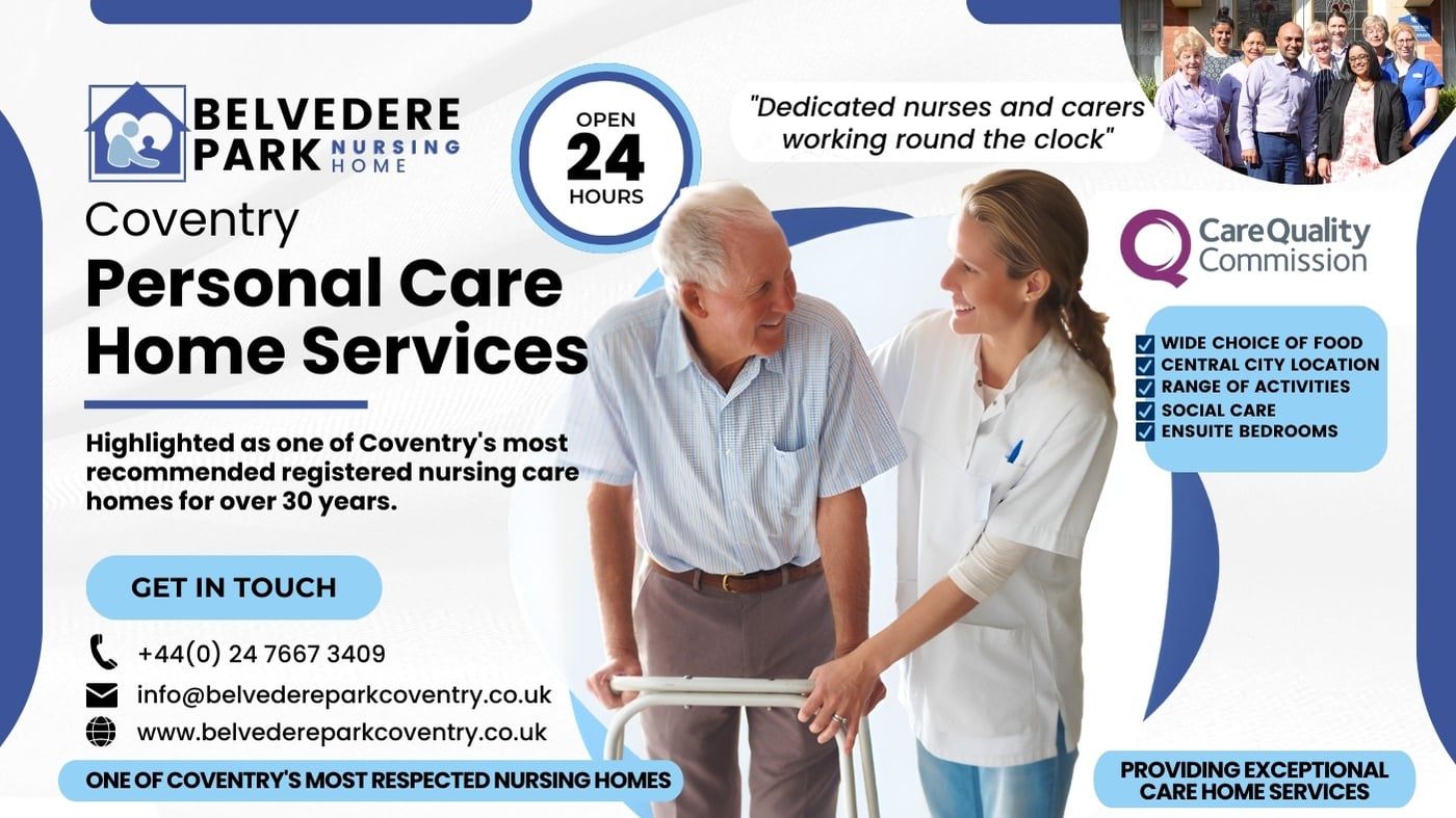 personal care home services coventry - belvedere park nursing home